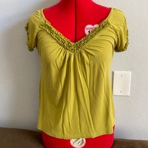 Express Lime Green Tee M